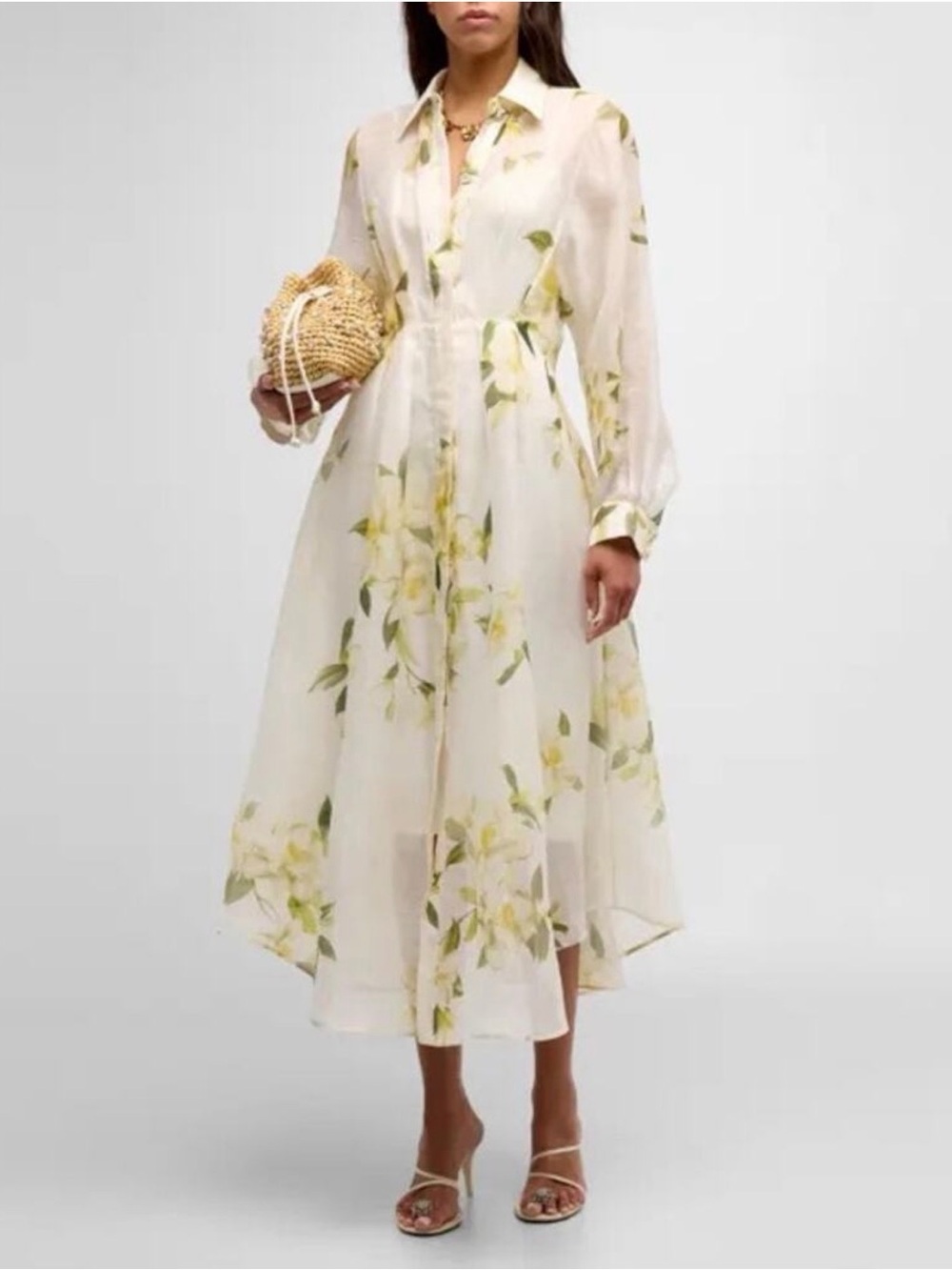 Zimmermann Harmony Floral Shirt Dress